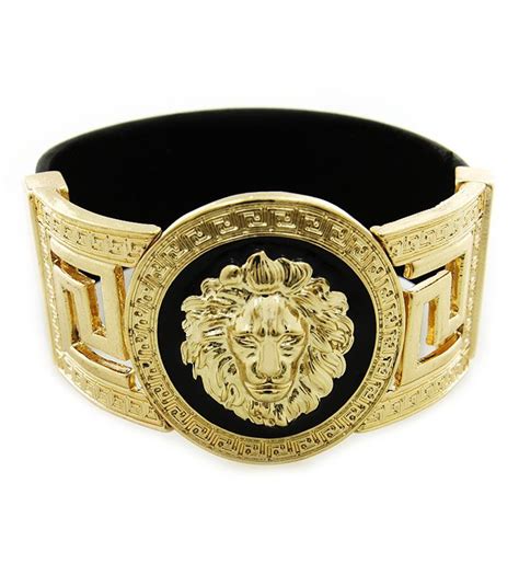 versace lion bracelet